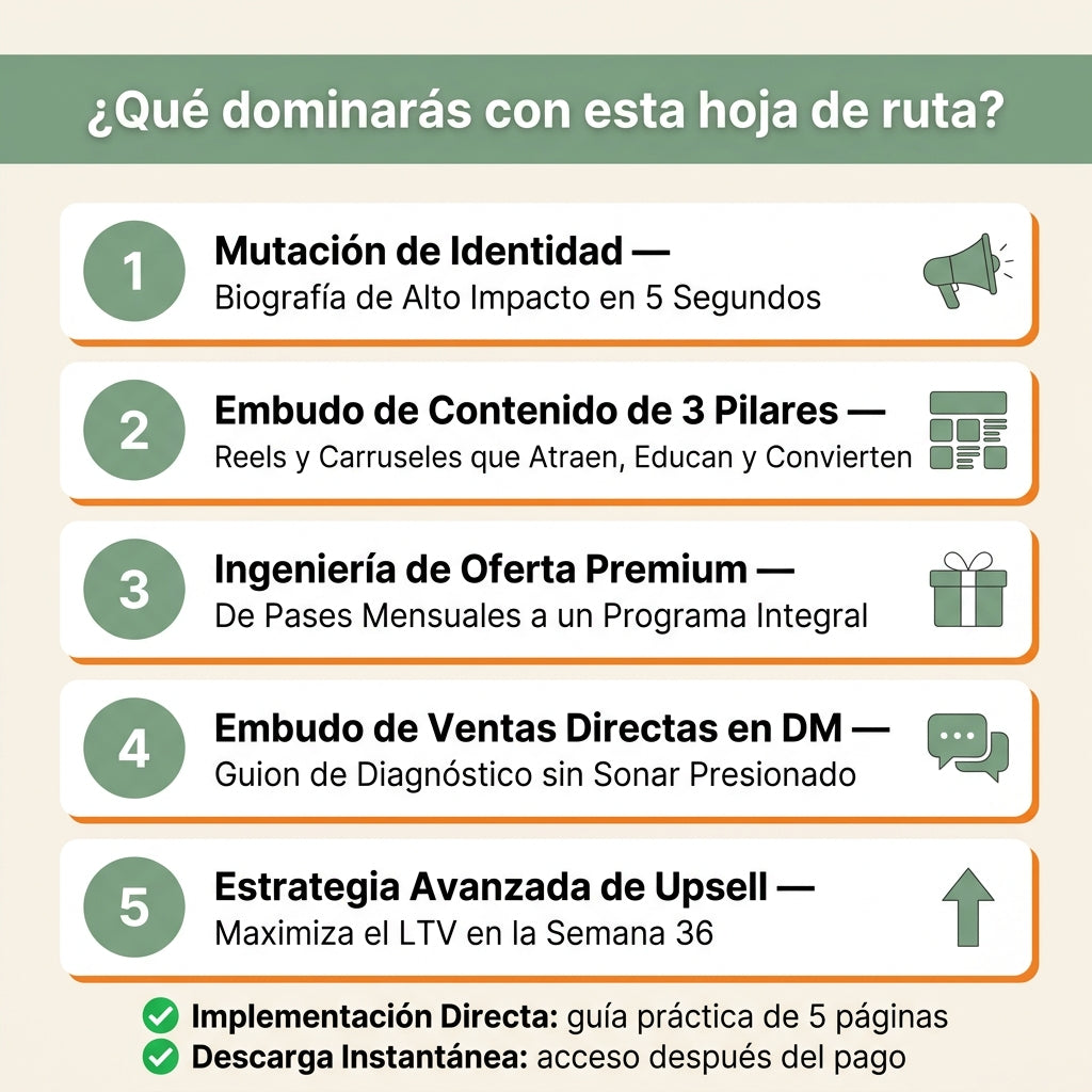Guía de Redes y Posicionamiento de Alto Ticket para Entrenadores de Embarazadas