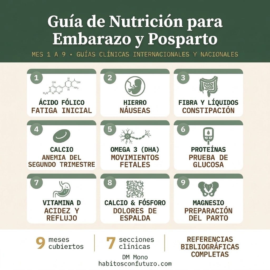 Guía de Nutrición en el Embarazo y Posparto — Recomendaciones basadas en evidencia para profesionales